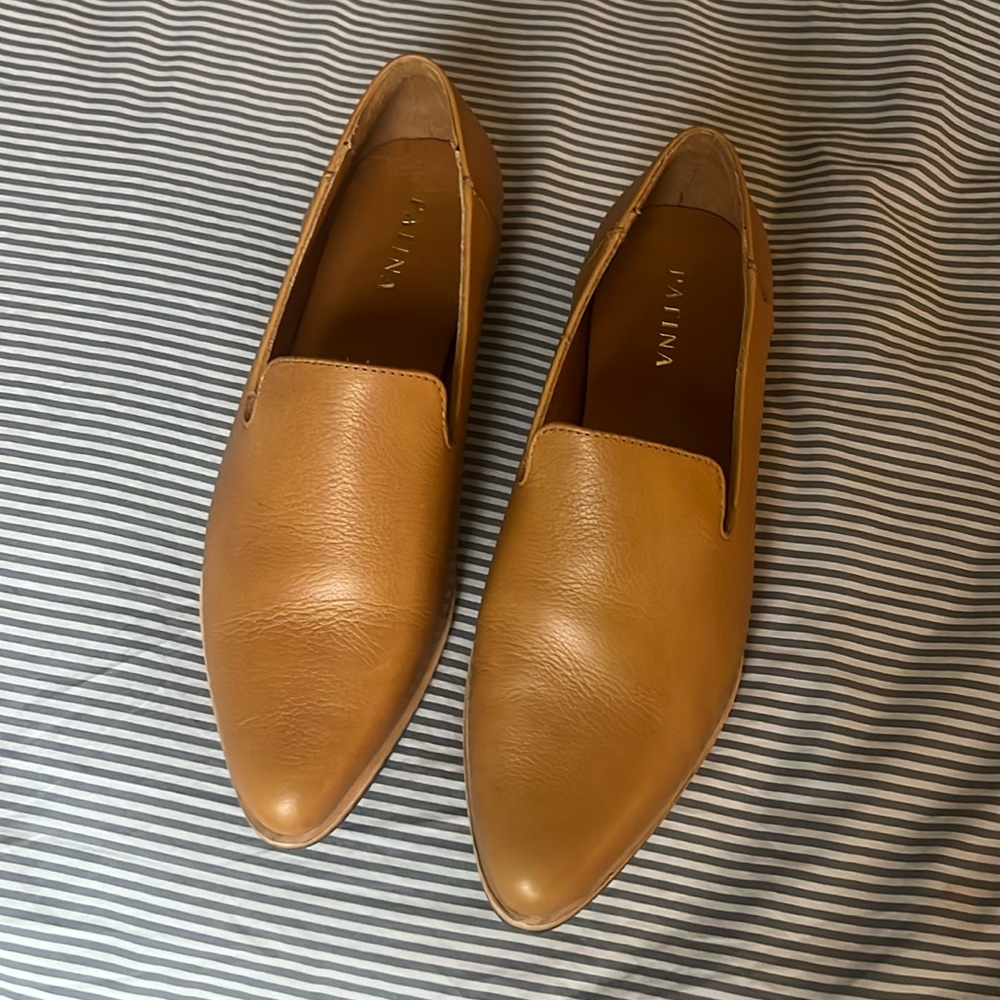 Portland Leather Company Patina Pointed Flats (New In Box)